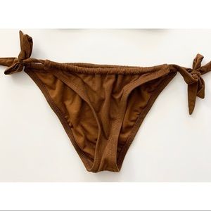 Billabong Brown Suede Bathing Suit Bottom
